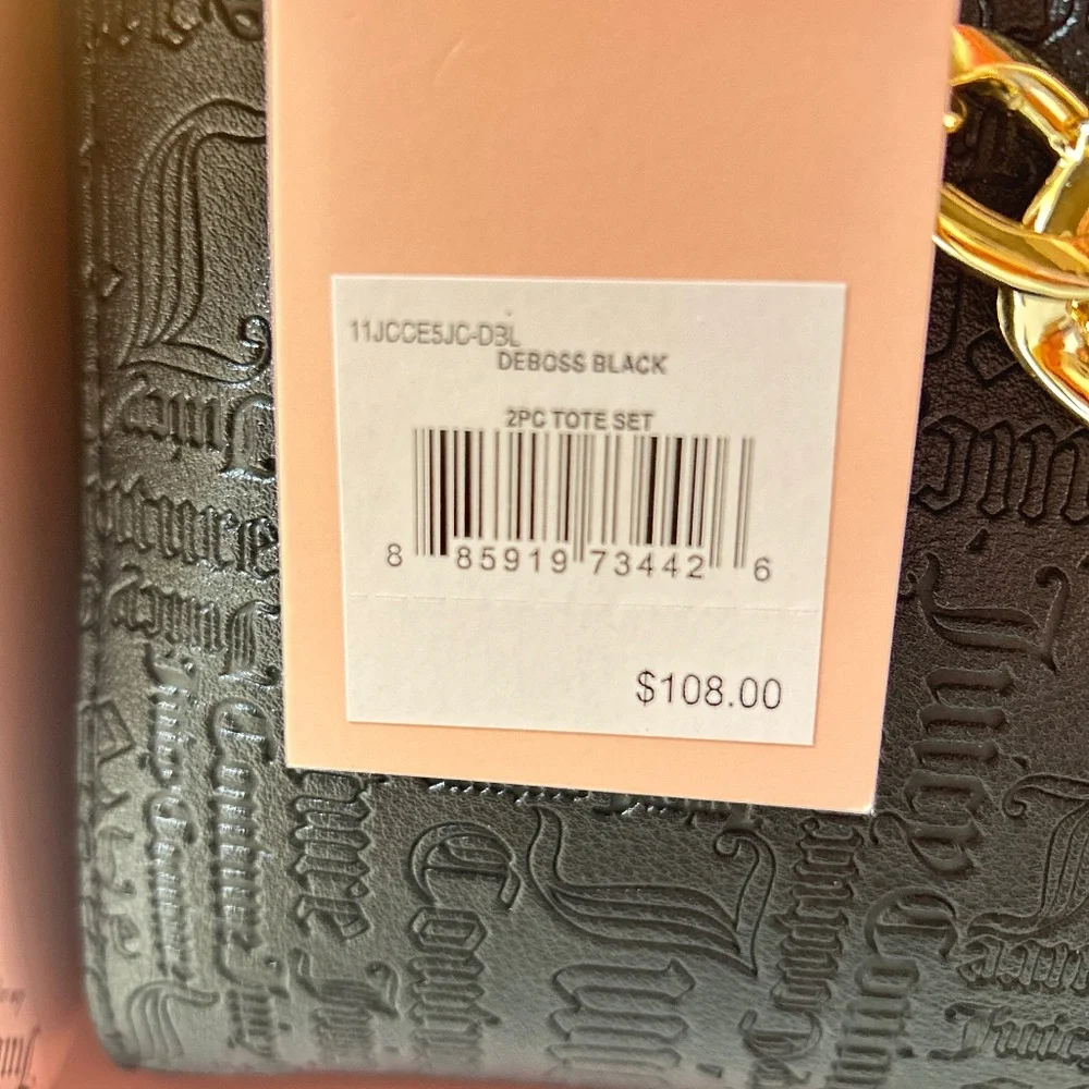 Juicy Couture Black Mom and Me bags Handbag Set - Picture 3 of 4